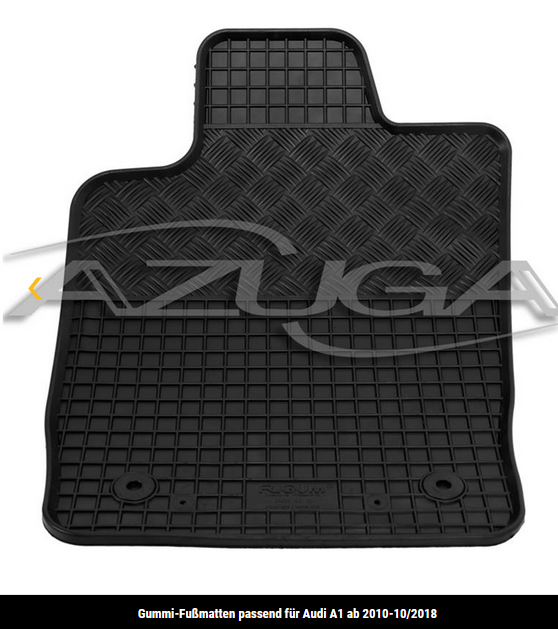 12-1.png Gummi-Fußmatten passend für Audi A1 ab 2010-10/2018