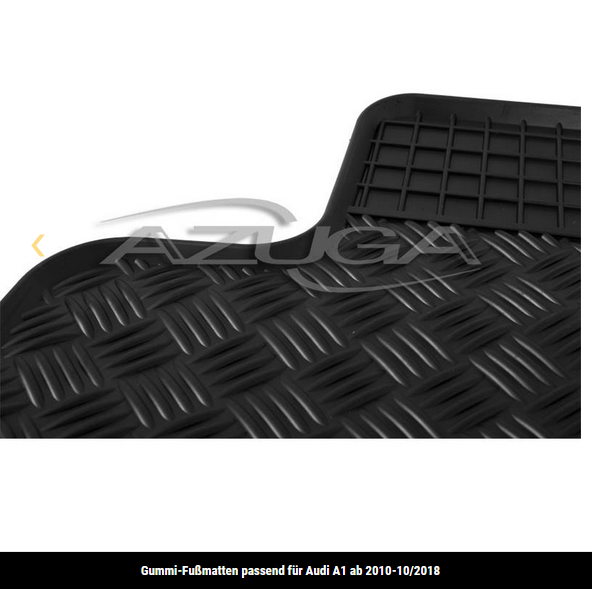 13-1.png Gummi-Fußmatten passend für Audi A1 ab 2010-10/2018