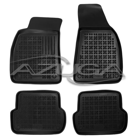 Hohe Gummi-Fußmatten passend für Audi A4 2001-2007 (B6/B7 bzw. 8E) 4-tlg.