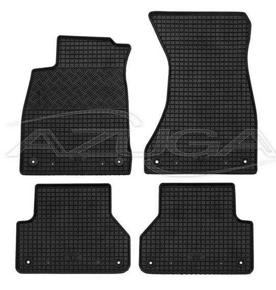 Audi31.png Gummi-Fußmatten passend für Audi A4 ab 10/2015 (8W/B9)/A5 Sportback ab 9/2016