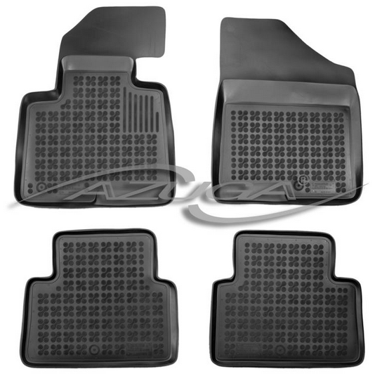 Hohe Gummi-Fußmatten passend für Hyundai Santa Fe ab 9/2012-8/2018 (DM) 4-tlg.