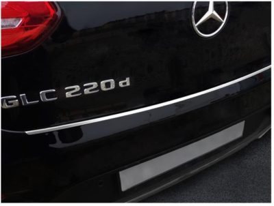 MercedesLachschutz43.jpg Ladekantenschutz Edelstahl passend für Mercedes GLC Coupé ab 2016