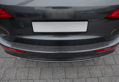Edelstahl Ladekantenschutz Anthrazit für Audi Q5 8R Quattro 5 Jahre Garantie -2016