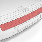 Edelstahl Ladekantenschutz für Audi A3 8V Sportback FL 5 J. Garantie 2016-2020