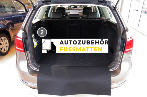 3-teilige Kofferraummatte mit Ladekantenschutz für Audi A6 4G C