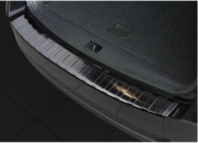 SkodaLachschutz49.jpg Ladekantenschutz Edelstahl passend für Skoda Octavia III Combi ab 3/2017-2/2020 (Facelift) (anthrazit)