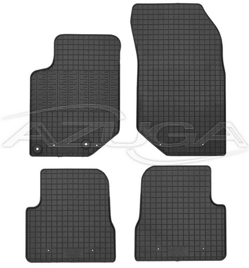 Gummi-Fußmatten passend für Opel Corsa F ab 11/2019/Mokka ab 9/2020/Peugeot 208 ab 11/2019/2008 ab 2020/DS3 Crossback ab 2019