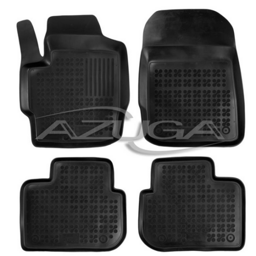 Hohe Gummi-Fußmatten passend für Mitsubishi Colt 3-türer ab 2004-2012 (Z30) 4-tlg.
