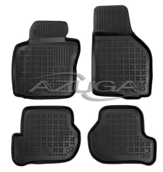 Hohe Gummi-Fußmatten passend für Seat Leon II ab 10/2005-11/2012 (1P) 4-tlg.
