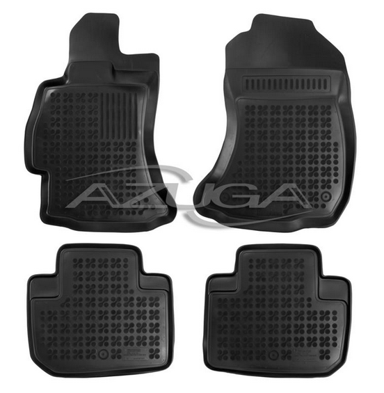 Hohe Gummi-Fußmatten passend für Subaru Forester ab 3/2013 4-tlg.