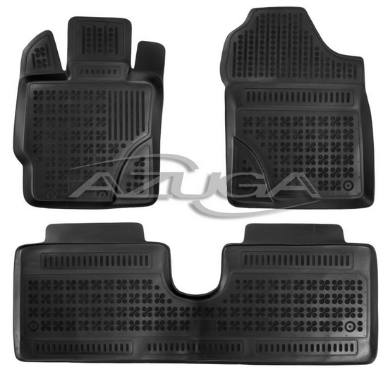 Hohe Gummi-Fußmatten passend für Toyota Yaris ab 9/2011-8/2020 3-tlg.