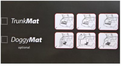 Kofferraummatte Gummi passend für Citroen Berlingo Multispace/Peugeot Partner Tepee ab 2008