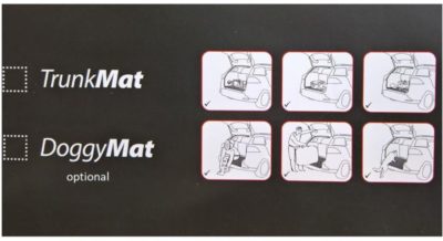 Kofferraummatte Gummi passend für VW Sharan ab 9/2010 / Seat Alhambra ab 10/2010